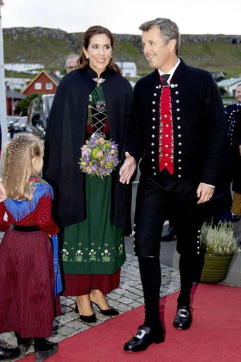 La princesse Mary et le prince Frederik de Danemark aux îles Féroé, le 23 août 2018