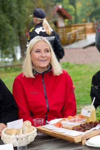 La princesse Mette-Marit de Norvège à Lardal, le 6 septembre 2018