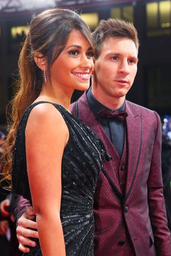 Lionel Messi et Antonella Roccuzzo en 2015 