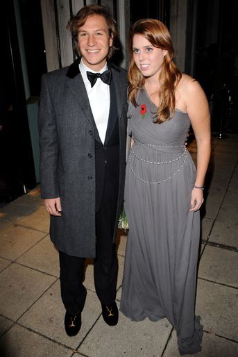 La princesse Beatrice d’York avec son petit-ami Dave Clark, le 30 octobre 2008 