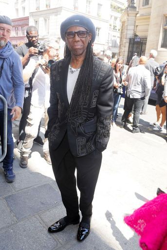 Nile Rodgers au défilé Jean-Paul Gaultier le 4 juillet 2018 à Paris