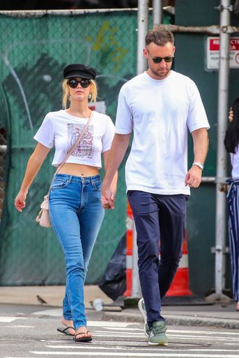 Jennifer Lawrence et Cooke Maroney à New York, le 29 juillet 2018