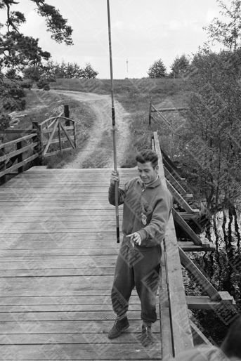 Partie de pêche pour Just Fontaine, le 17 juin 1958.