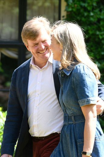 Le roi Willem-Alexander et la reine Maxima des Pays-Bas à Wassenaar, le 13 juillet 2018
