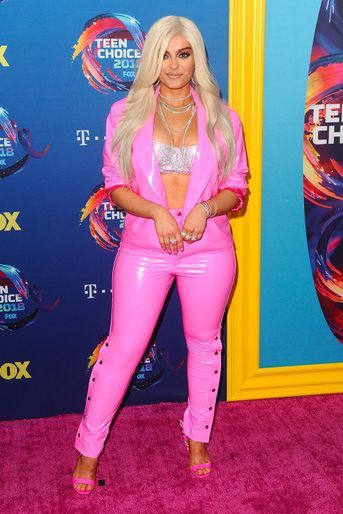 Bebe Rexha aux Teen Choice Awards, à Los Angeles, dimanche 12 août