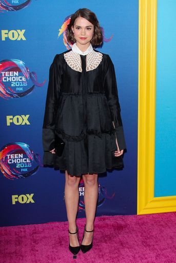 Maia Mitchell aux Teen Choice Awards, à Los Angeles, dimanche 12 août