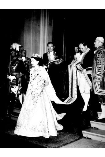 Le bouquet de la reine Elizabeth II, le jour de son couronnement, le 2 juin 1953