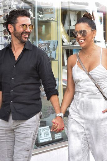 Eva Longoria et José Baston, le 18 juillet 2016 en Espagne.