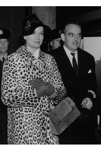 La princesse Grace et le prince Rainier III de Monaco, le 3 novembre 1959