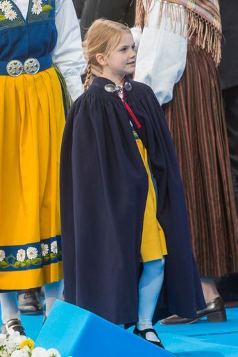 La princesse Estelle de Suède à Stockholm, le 6 juin 2018