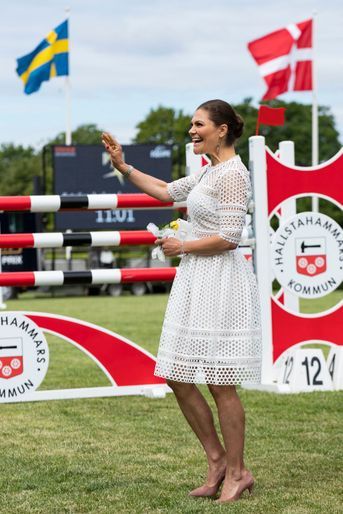 La princesse Victoria de Suède à Strömsholm, le 6 juin 2018