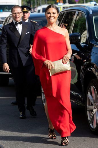 La princesse Victoria de Suède et le prince Daniel à Stockholm, le 14 juin 2018