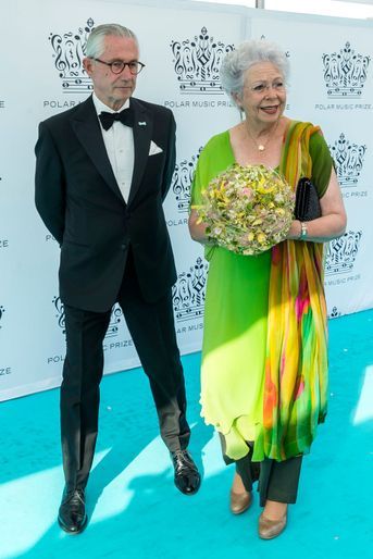 La princesse Christina de Suède et son mari Tord Magnuson à Stockholm, le 14 juin 2018 