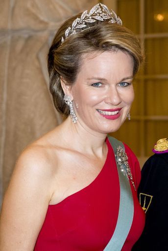 La reine Mathilde de Belgique à Copenhague, le 26 mai 2018