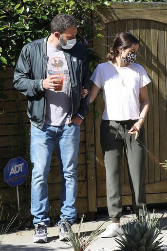 Ben Affleck et Ana de Armas à Los Angeles le 14 mai 2020