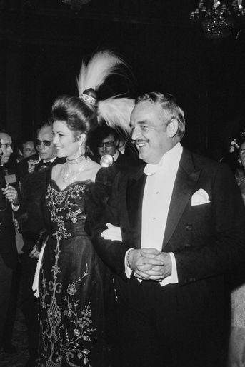 La princesse Grace et le prince Rainier III de Monaco, le 17 mars 1968
