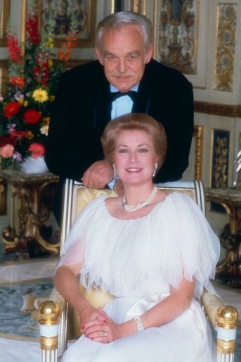 La princesse Grace et le prince Rainier III de Monaco, le 30 mars 1981