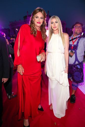 Caitlyn Jenner et Sophia Hutchins au Life Ball à Vienne le 2 juin 2018