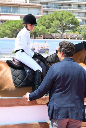 Mary-Kate Olsen et Olivier Sarkozy au Longines Global Champions Tour à Monaco en juin 2019