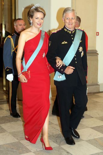 La reine Mathilde et le roi Philippe de Belgique à Copenhague, le 26 mai 2018