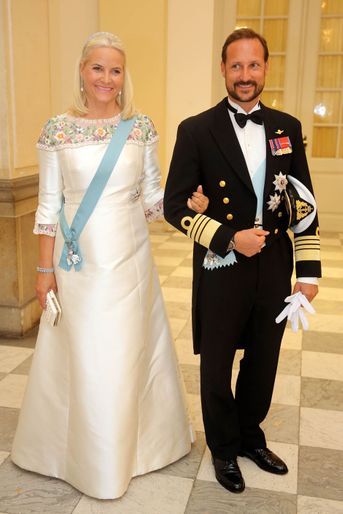 La princesse Mette-Marit et le prince Haakon de Norvège à Copenhague, le 26 mai 2018