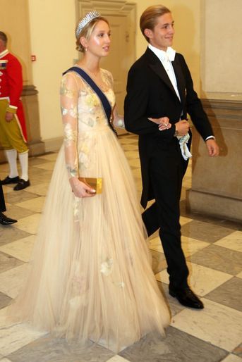 La princesse Maria-Olympia de Grèce et son frère le prince Constantinos Alexios à Copenhague, le 26 mai 2018
