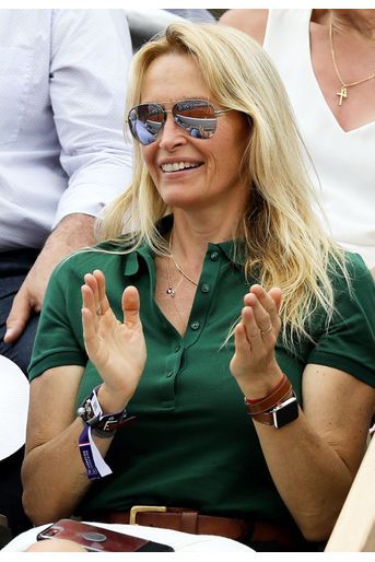 Estelle Lefébure à Roland-Garros jeudi