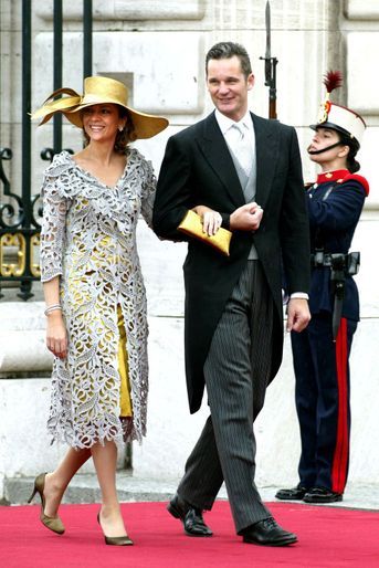 Inaki Urdangarin et la princesse Cristina d'Espagne, le 22 mai 2004