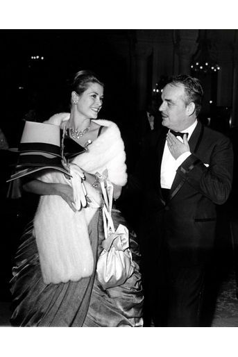 La princesse Grace et le prince Rainier III de Monaco, en novembre 1962