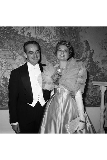 La princesse Grace et le prince Rainier III de Monaco, le 4 décembre 1958