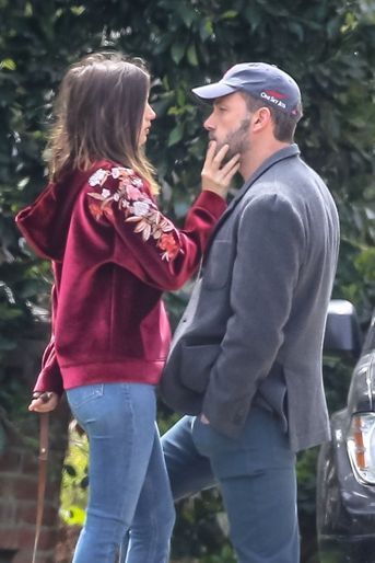 Ana de Armas et Ben Affleck à Los Angeles le 28 mars 2020