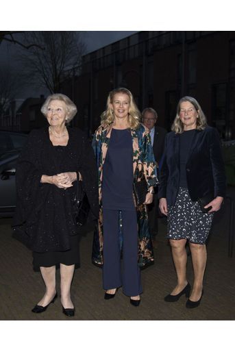 L'ex-reine Beatrix des Pays-Bas avec la princesse Mabel à Delft, le 4 mars 2020