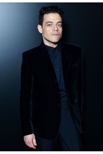 Rami Malek au défilé Saint Laurent à Paris le 25 février 2020