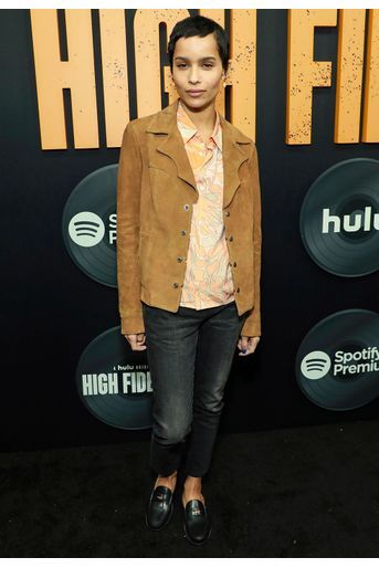 Zoë Kravitz lors de la première de "High Fidelity" à New York le 13 février 2020. 