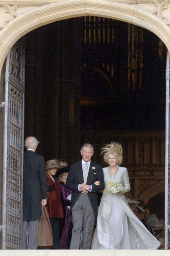 Le prince Charles et Camilla Parker-Bowles, le 9 mai 2005