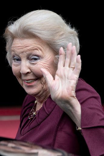 L'ex-reine Beatrix des Pays-Bas à Amsterdam, le 24 avril 2018