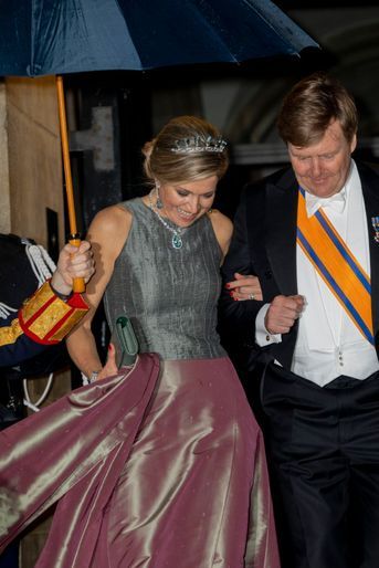 La reine Maxima et le roi Willem-Alexander des Pays-Bas à Amsterdam, le 24 avril 2018