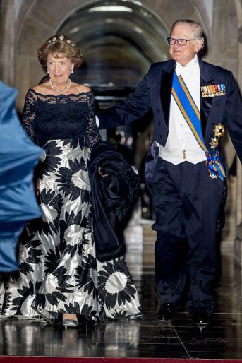 La princesse Margriet des Pays-Bas et son époux à Amsterdam, le 24 avril 2018