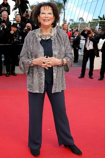 Claudia Cardinale à Cannes, le 13 mai 2018.