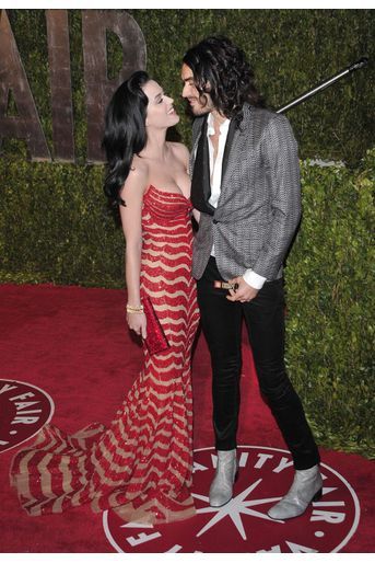 Katy Perry et Russell Brand à l'after-party des Oscars à Hollywood en mars 2010