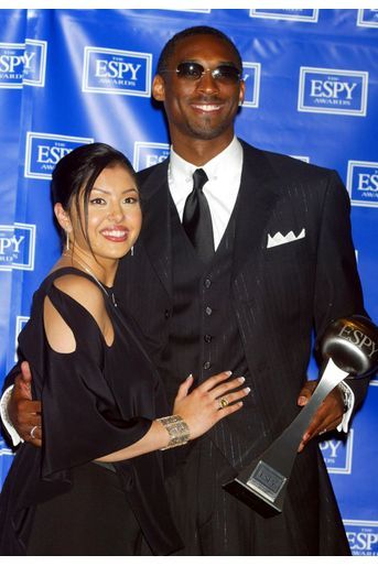Vanessa et Kobe Bryant lors des ESPY Awards à Hollywood le 10 juillet 2002