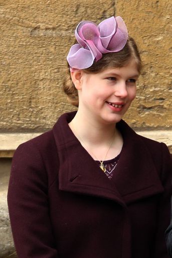 Lady Louise Windsor à Windsor, le 1er avril 2018