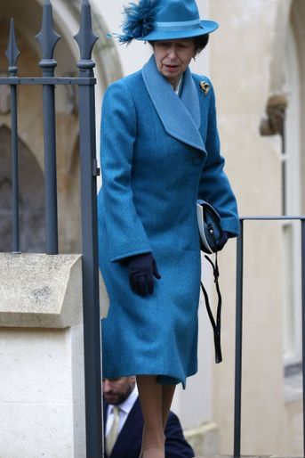La princesse Anne à Windsor, le 1er avril 2018