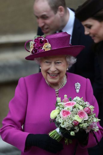 La reine Elizabeth II à Windsor, le 1er avril 2018