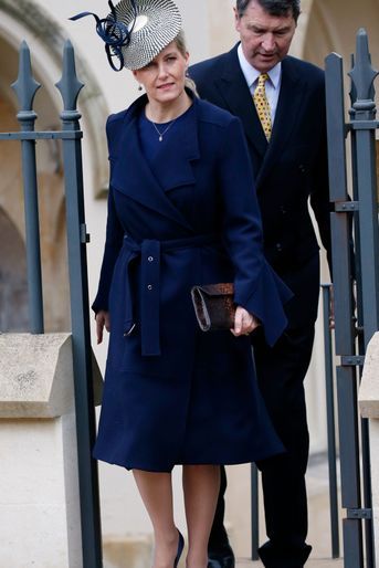 La comtesse Sophie de Wessex à Windsor, le 1er avril 2018