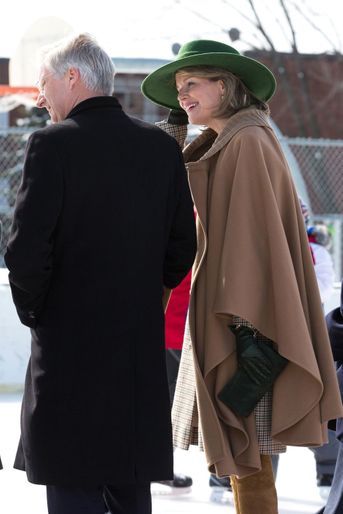 La reine des Belges Mathilde à Montréal, le 16 mars 2018