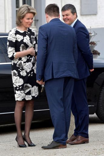 La reine Mathilde de Belgique à Malines, le 27 mars 2018