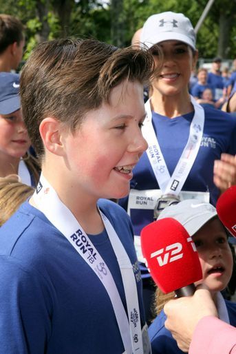 Le prince Christian de Danemark à la Royal Run à Copenhague, le 21 mai 2018