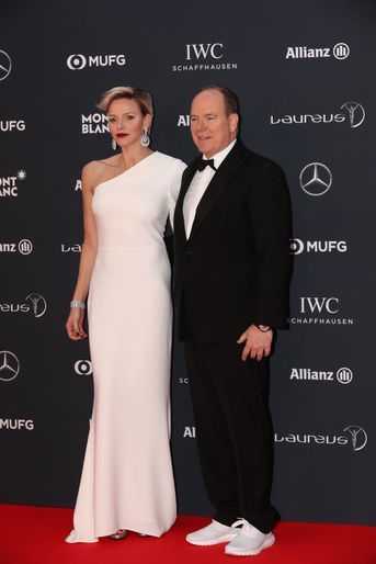 Charlène de Monaco et le prince Albert à la cérémonie des prix &quot;Laureus du sport&quot; 