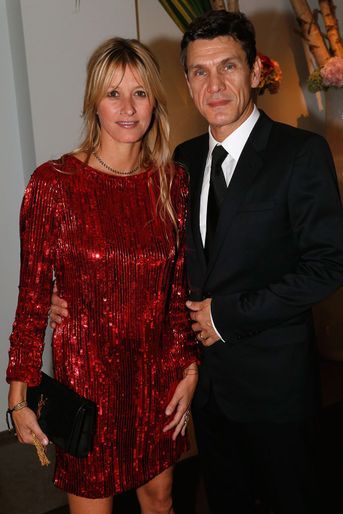Marc Lavoine et Sarah Poniatowski en 2014.